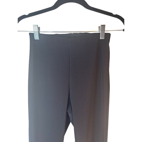 2/$30 ZARA Womens Small Black Split Hem Leggings Flare Pants - Picture 7 of 16